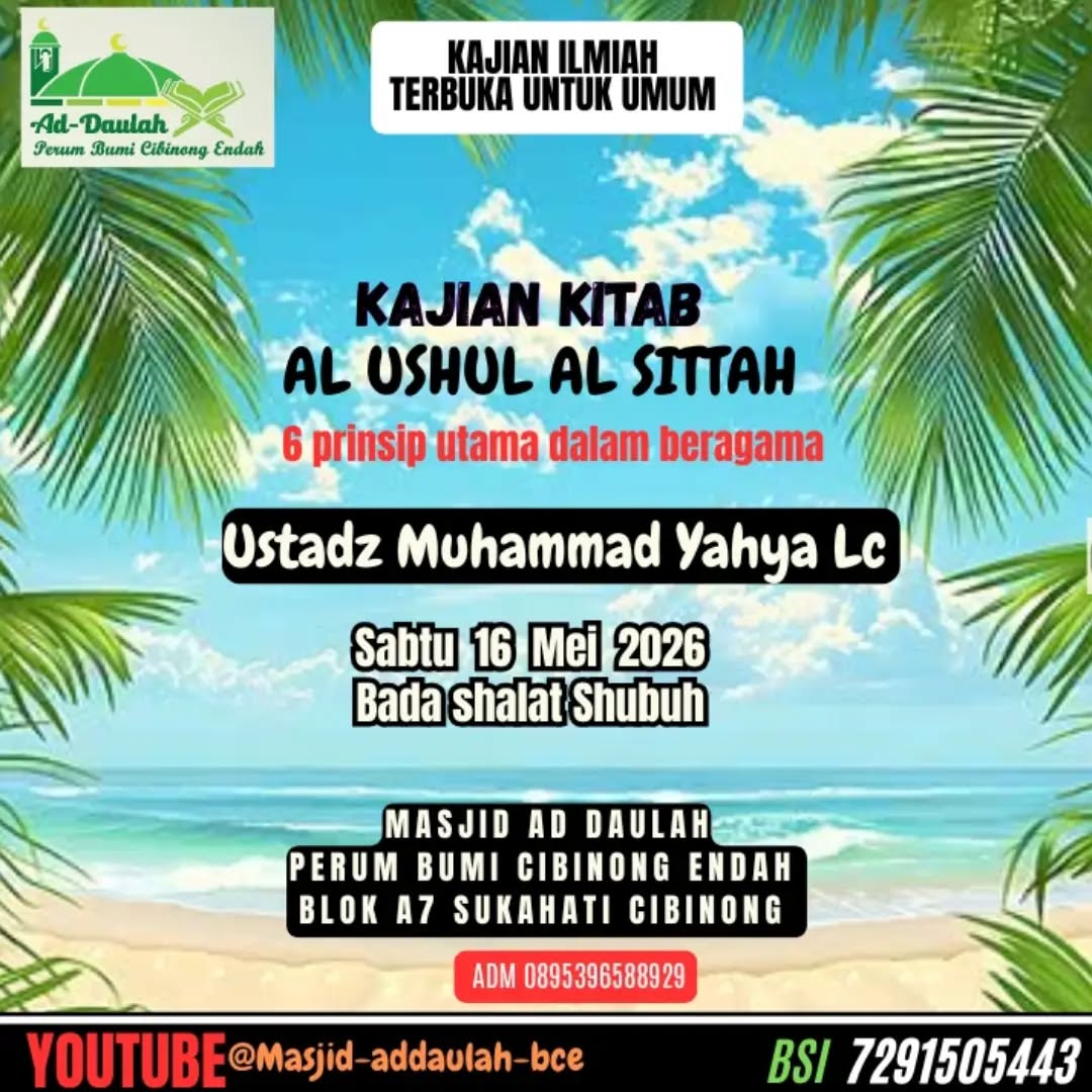 Kajian Kitab Al Ushul Al Sittah