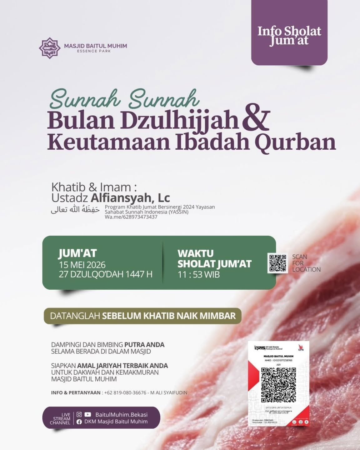 Sunnah Sunnah Bulan Dzulhijjah & Keutamaan Ibadah Qurban