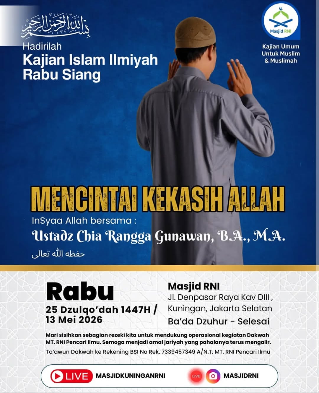MENGINTAI KEKASIH ALLAH