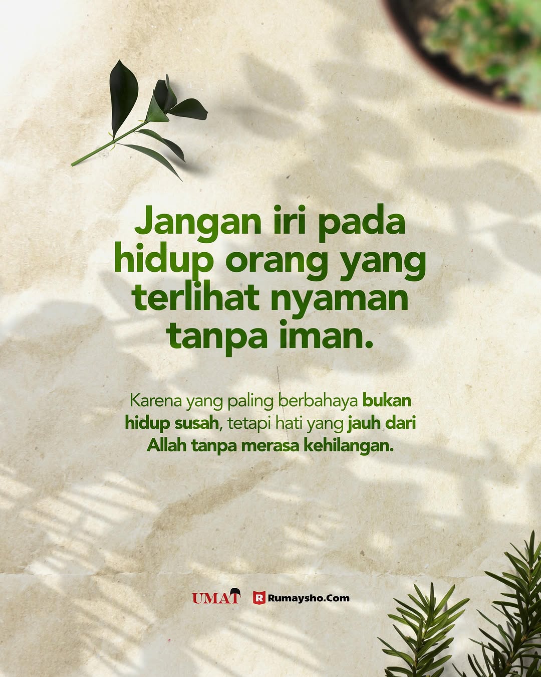 Mengapa ada orang tidak beriman tapi hidupnya terlihat enak?
