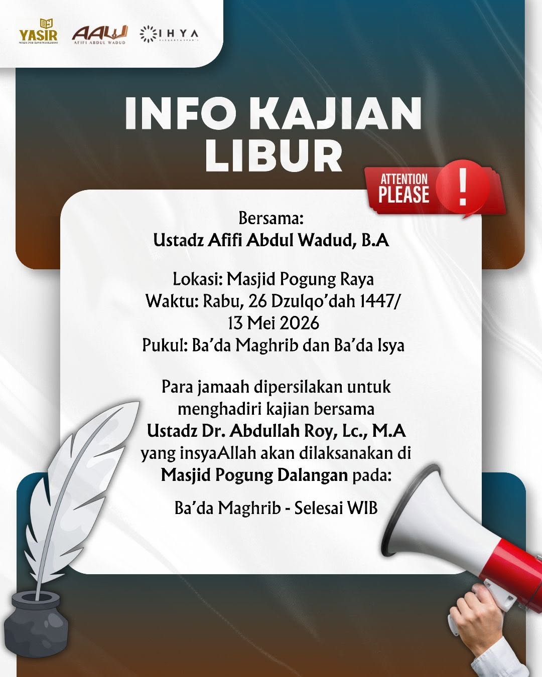 INFO KAJIAN LIBUR