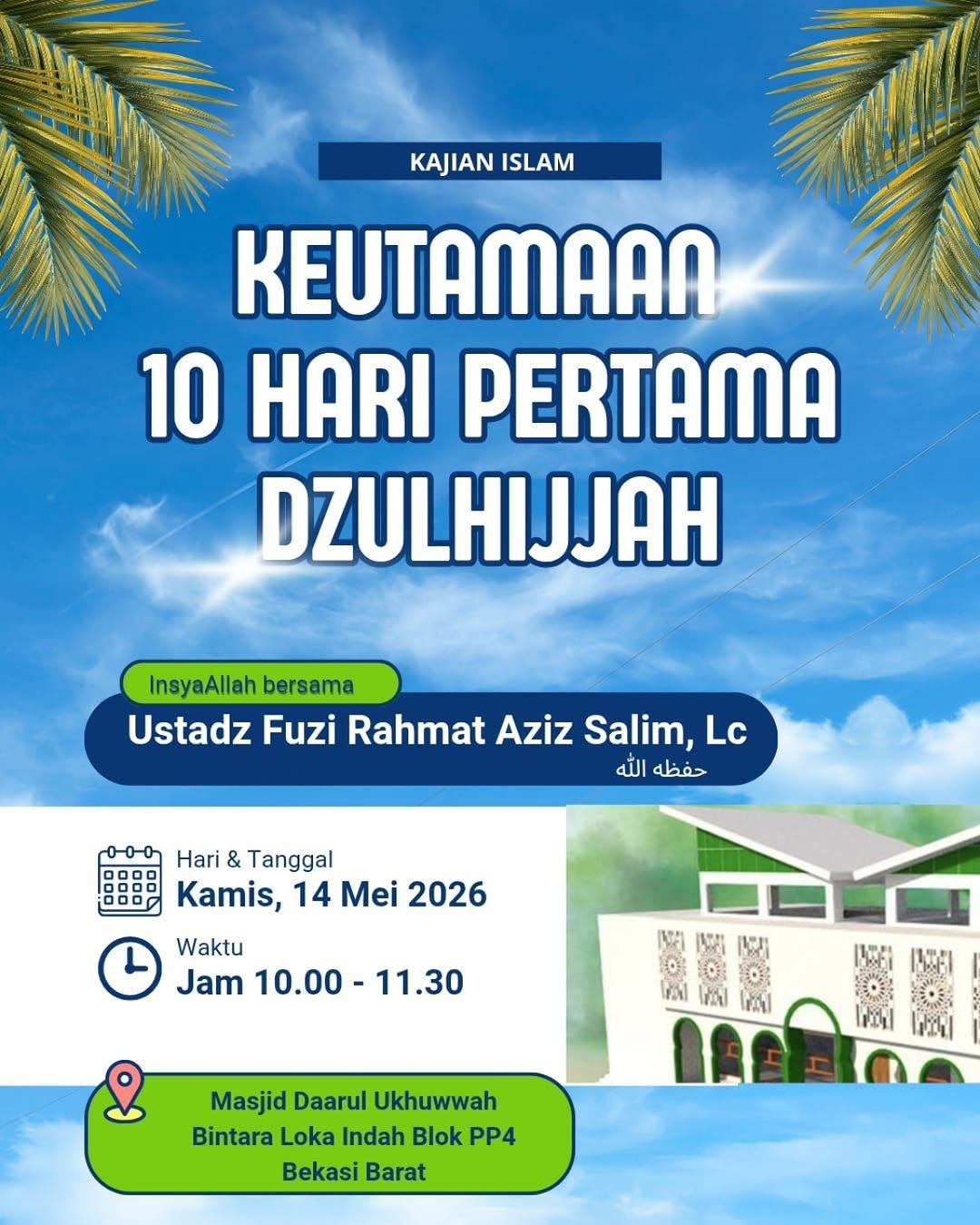 Keutamaan 10 Hari Pertama Dzulhijjah