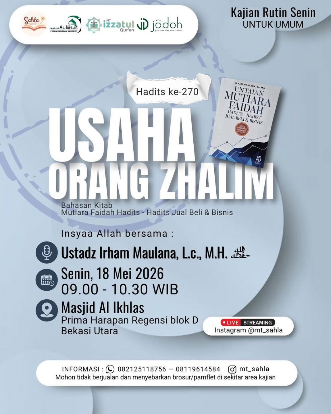 Usaha Orang Zhalim