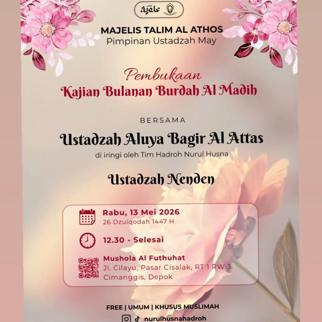 Pembukaan Kajian Bulanan Burdah Al Madih