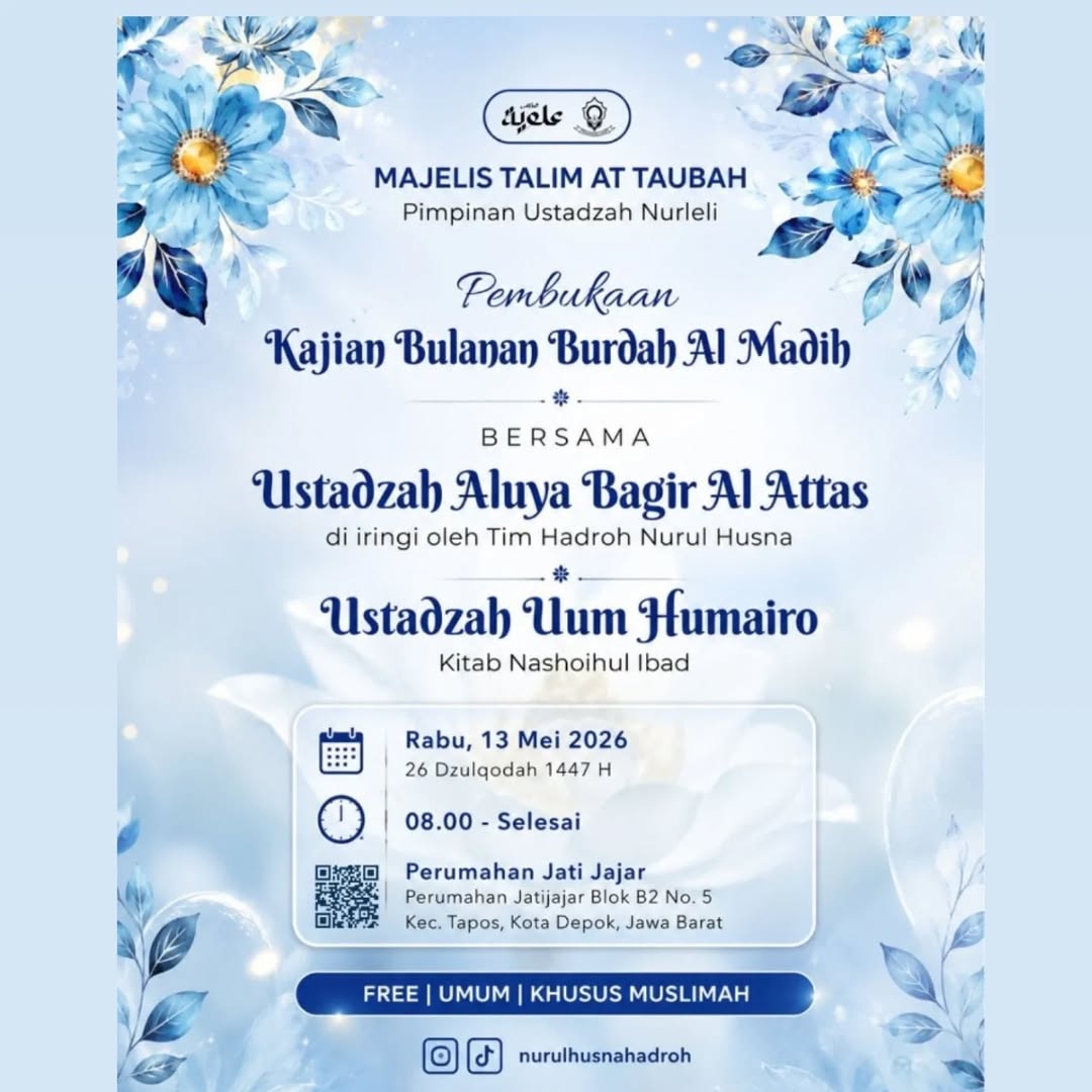 Kajian Bulanan Burdah Al Madih
