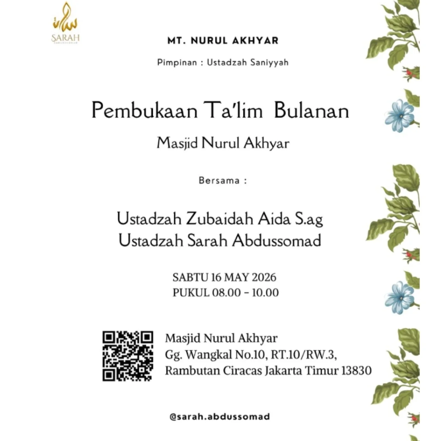 Pembukaan Ta’lim Bulanan