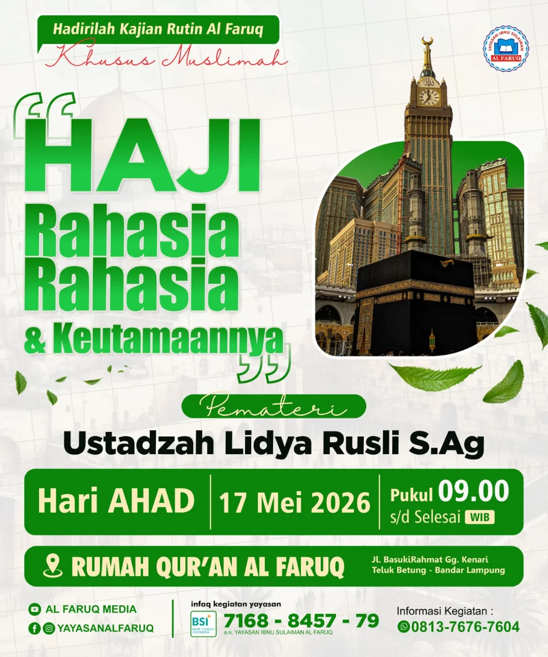 HAJI: Rahasia-rahasia & Keutamaannya