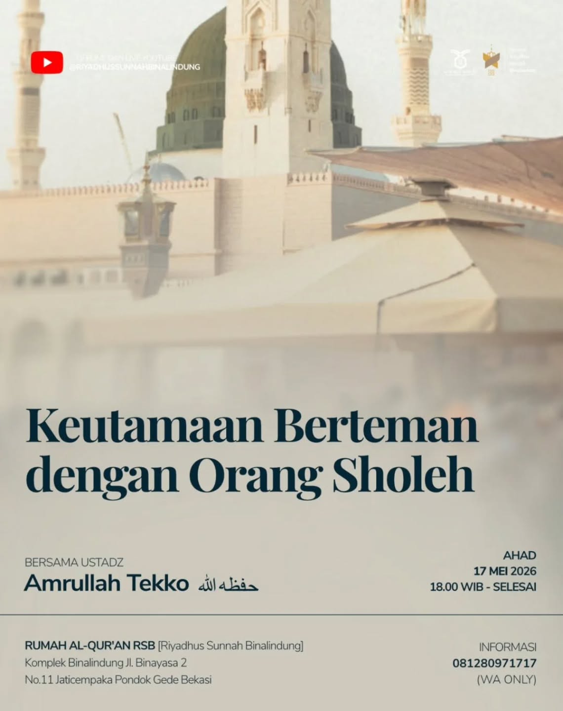 Keutamaan Berteman dengan Orang Sholeh