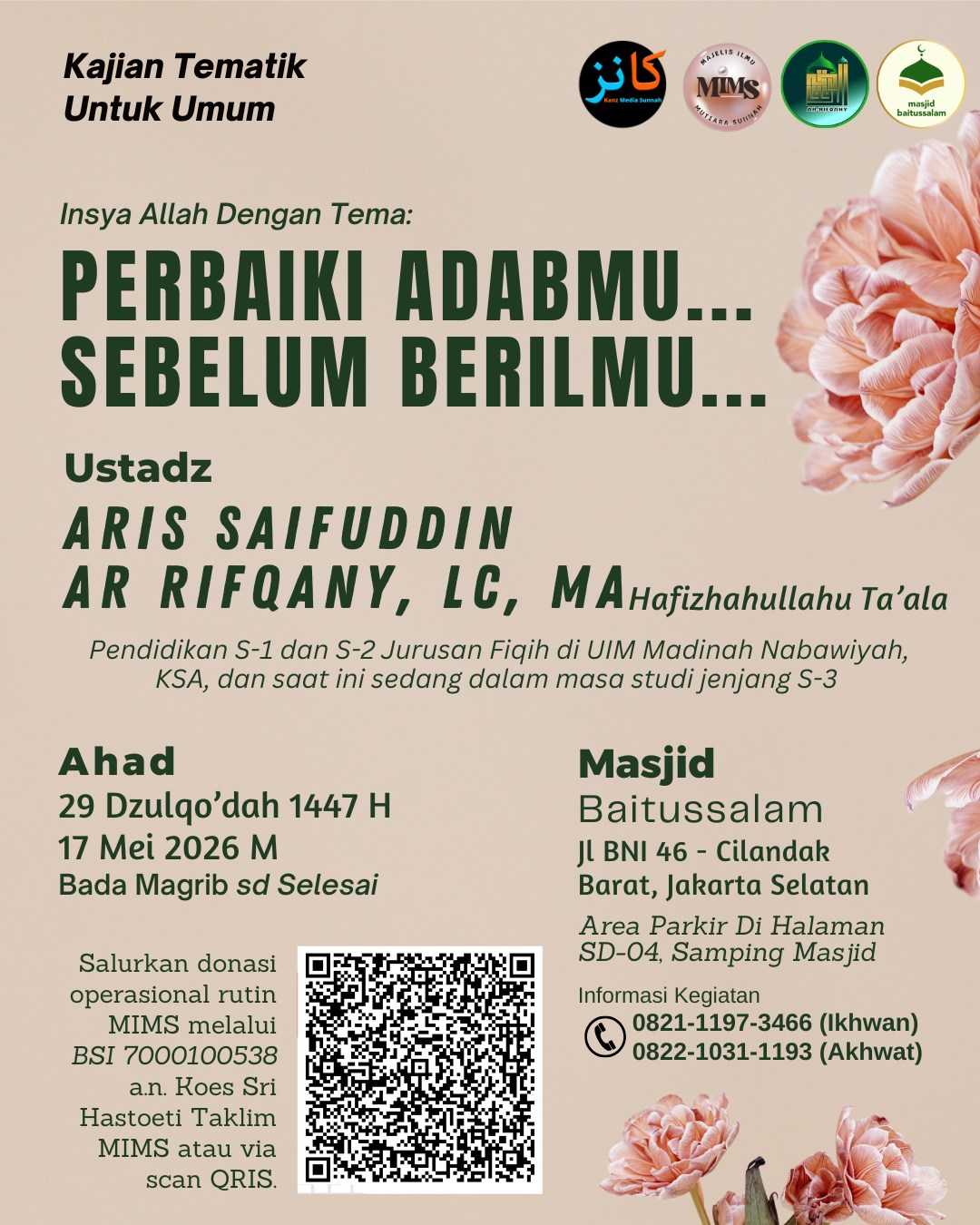 Perbaiki Adabmu... Sebelum Berilmu...