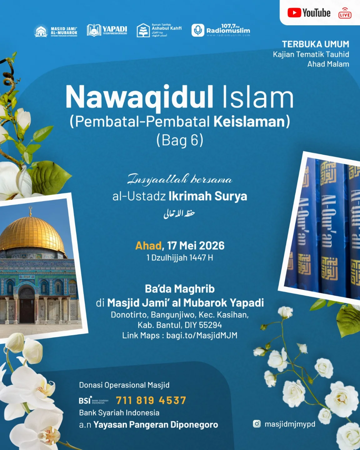 Nawaqidul Islam (Pembatal-Pembatal Keislaman) (Bag 6)