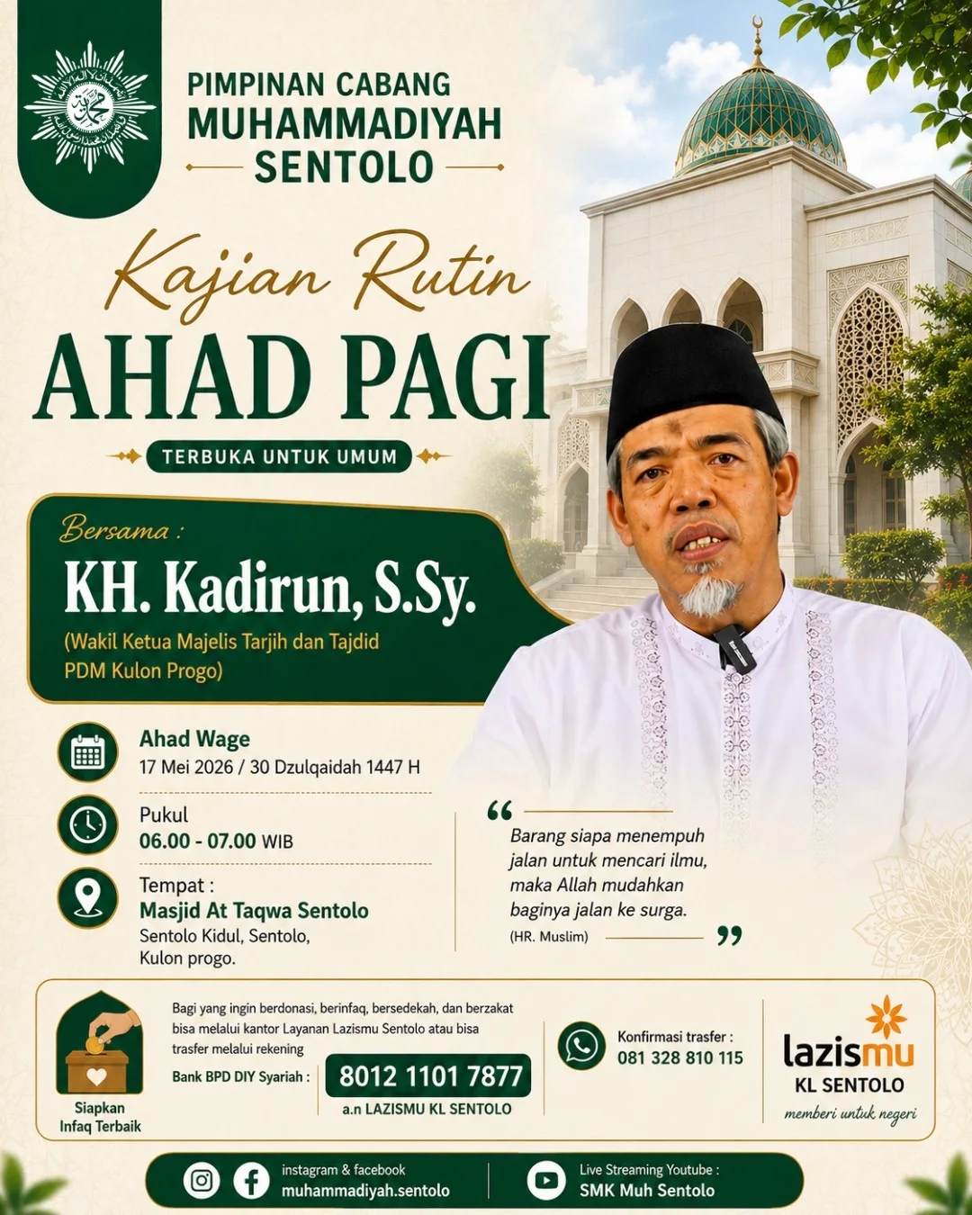 Kajian Rutin Ahad Pagi