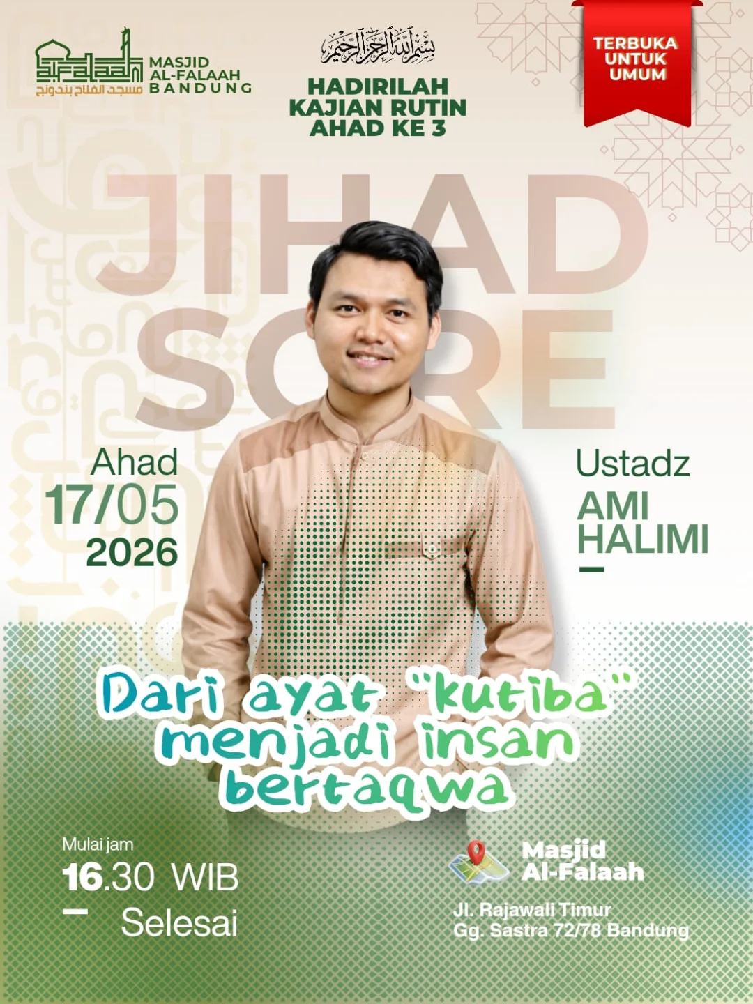 Dari ayat 'kutiba' menjadi insan bertaqwa