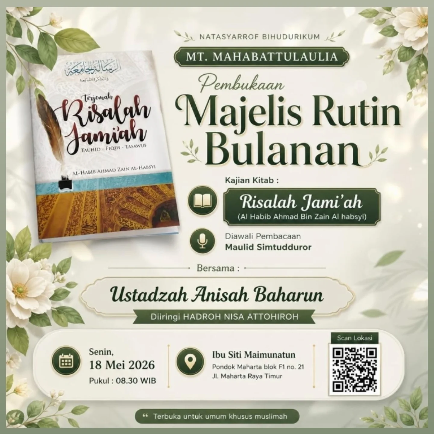 Pembukaan Majelis Rutin Bulanan