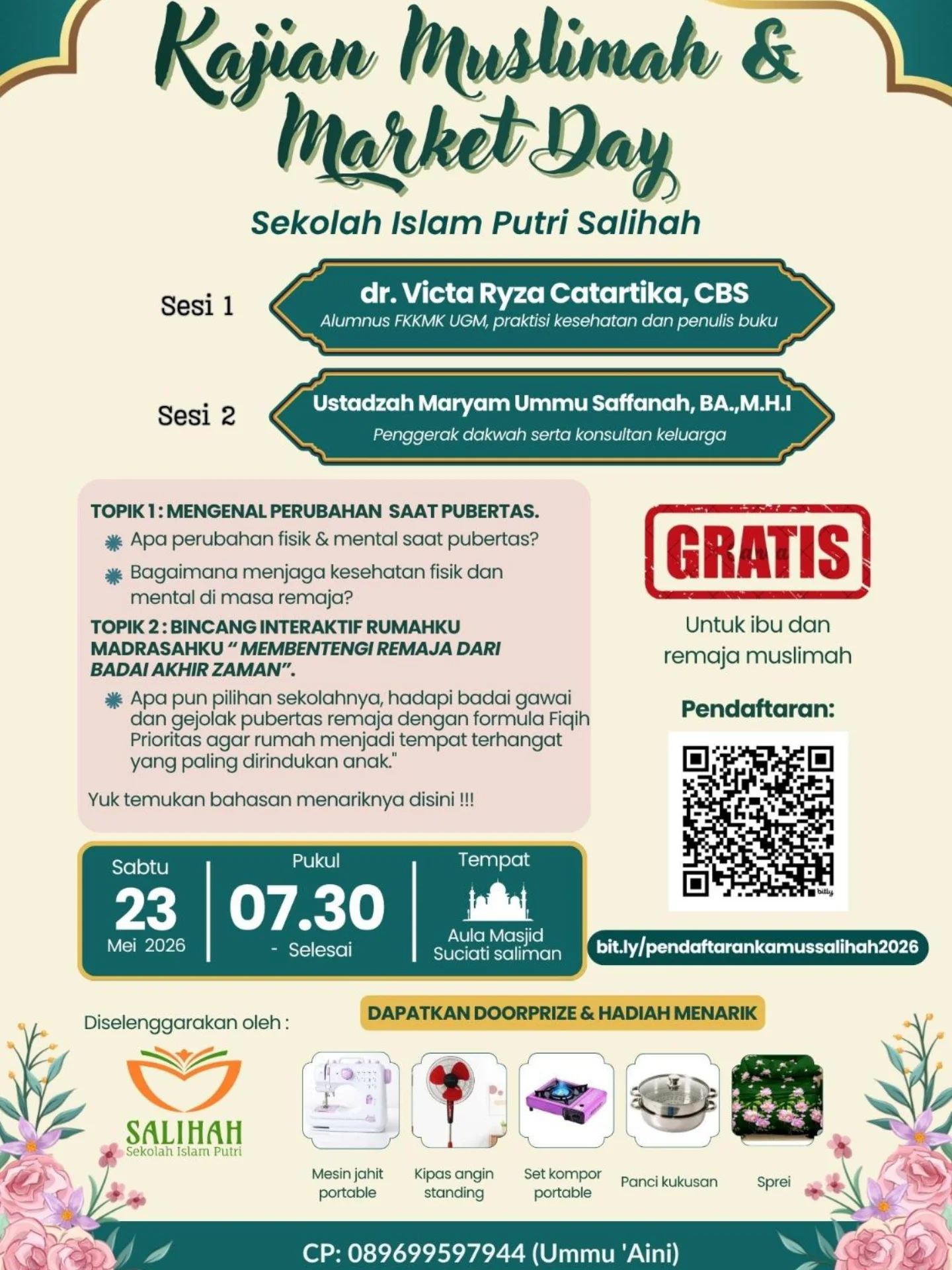 Kajian Muslimah & Market Day