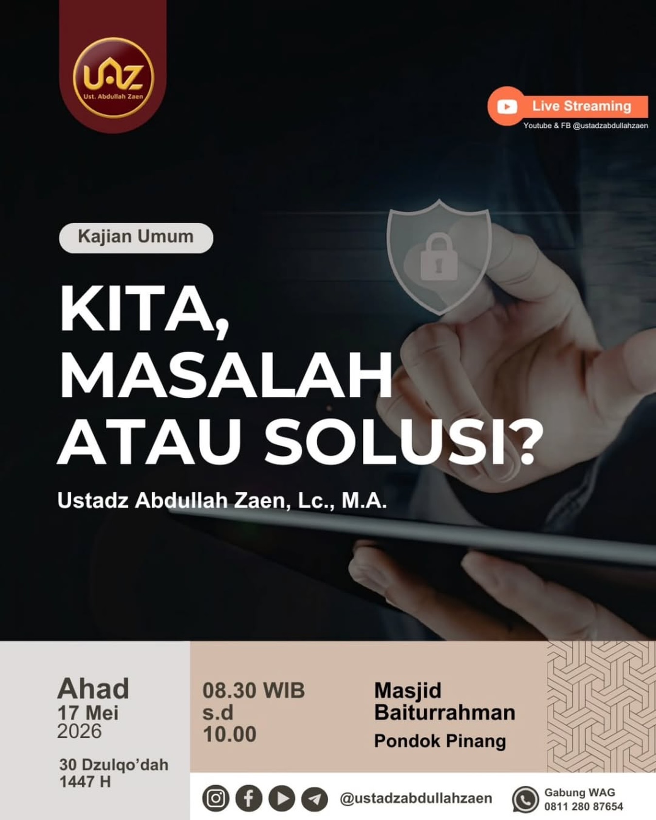 KITA, MASALAH ATAU SOLUSI?