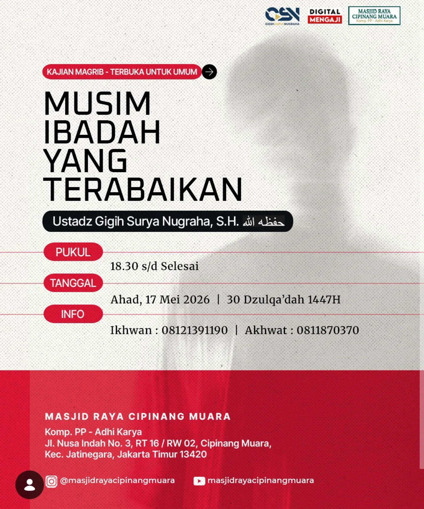 Musim Ibadah yang Terabaikan