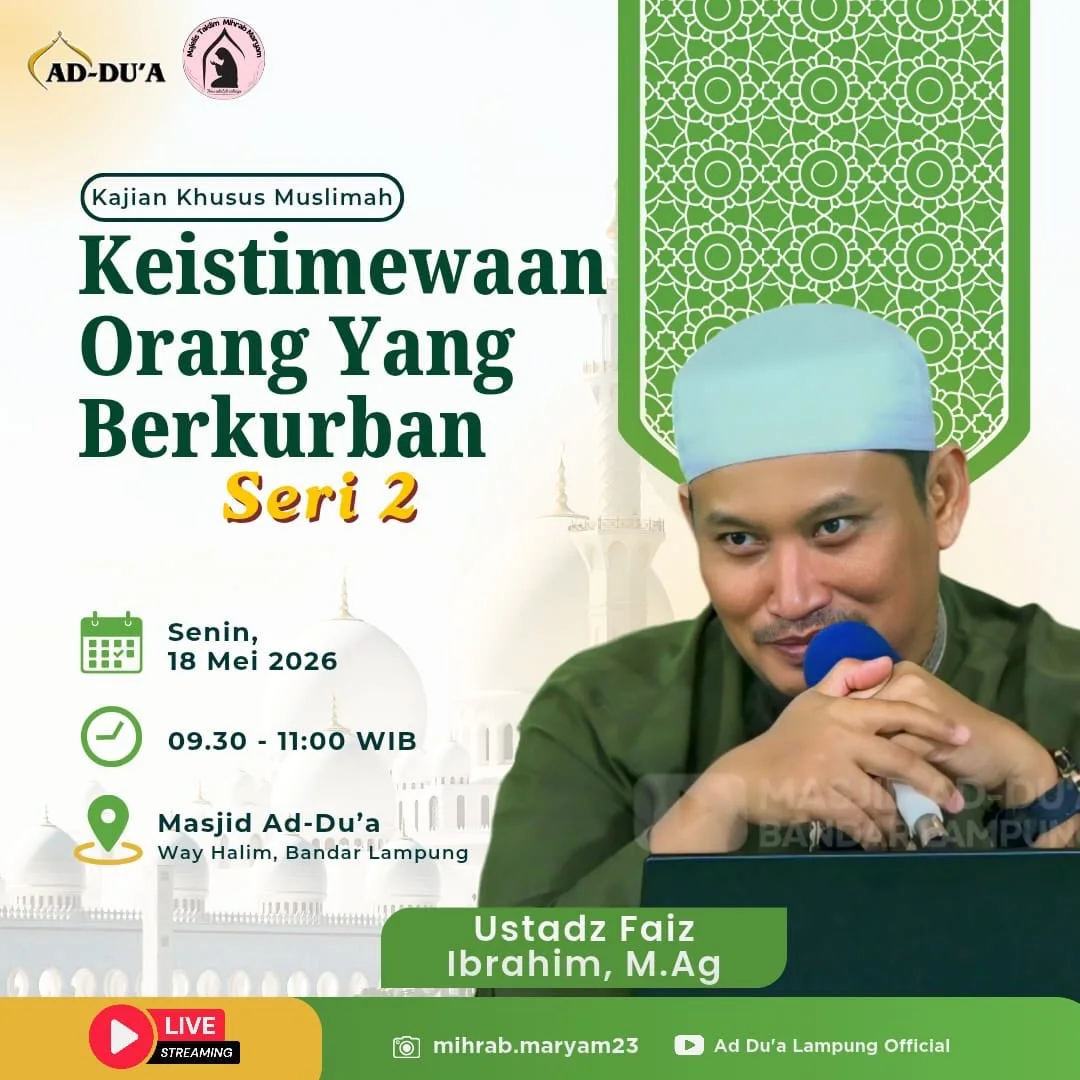 Keistimewaan Orang Yang Berkurban