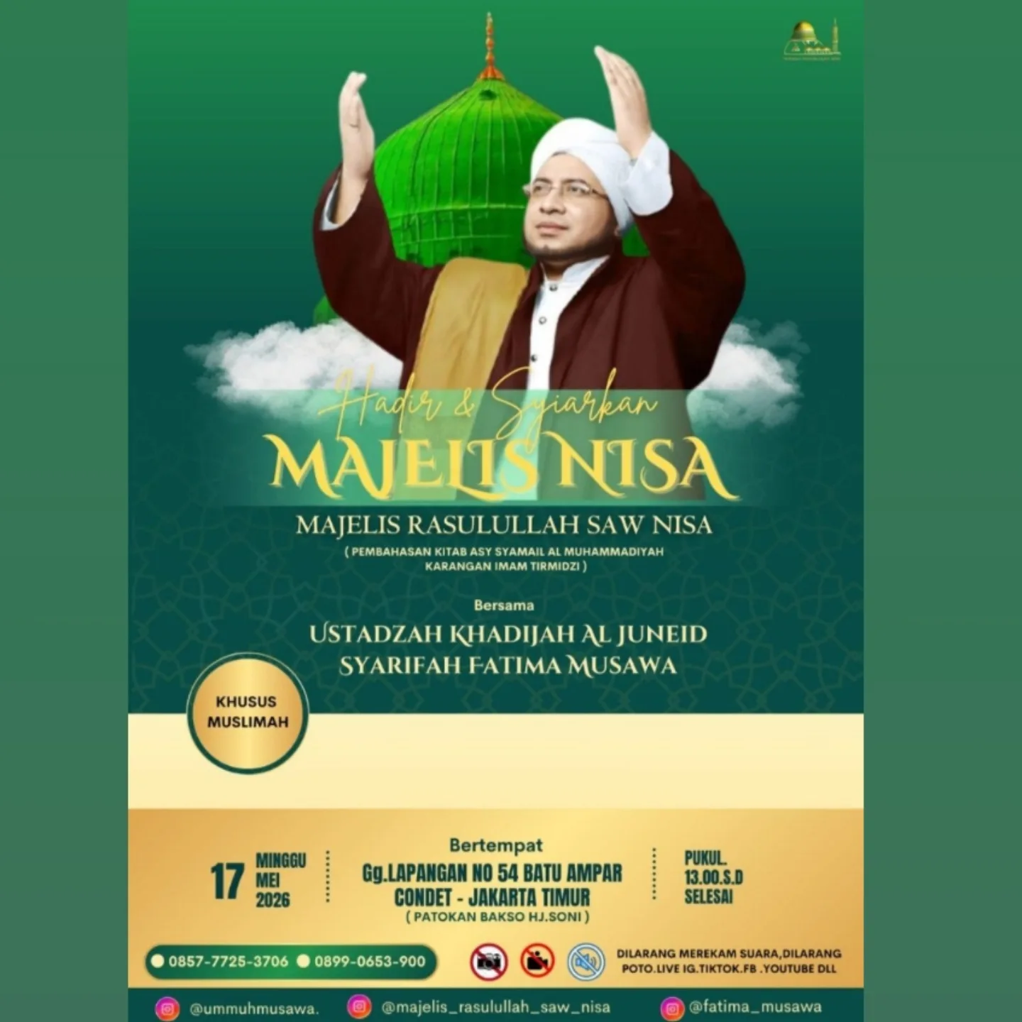 Hadir & Syiarkan Majelis Nisa