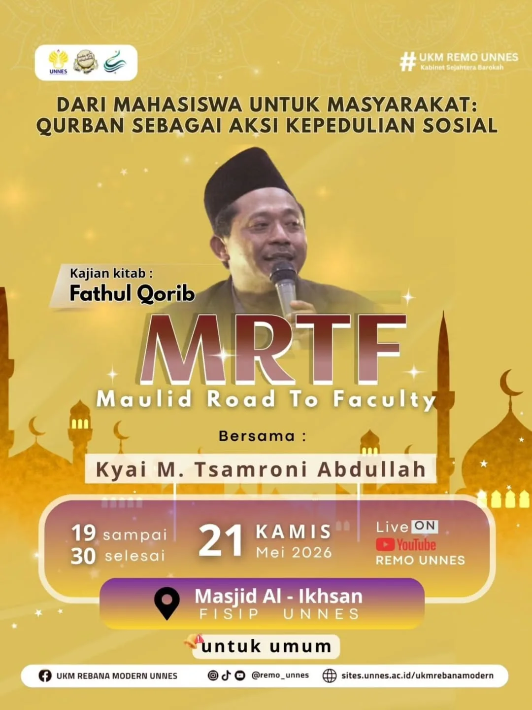 Dari Mahasiswa Untuk Masyarakat: Qurban Sebagai Aksi Kepedulian Sosial