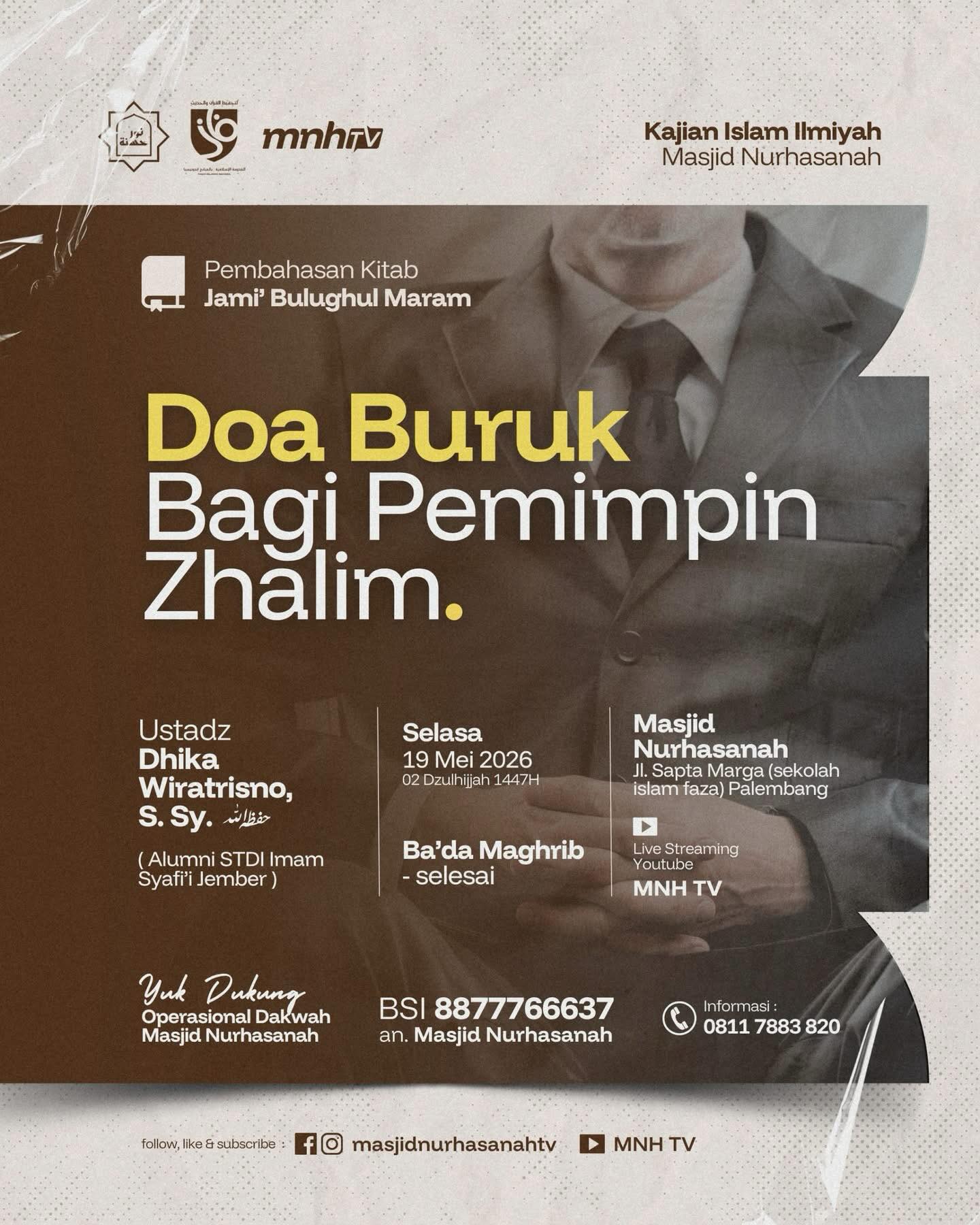 Doa Buruk Bagi Pemimpin Zhalim.