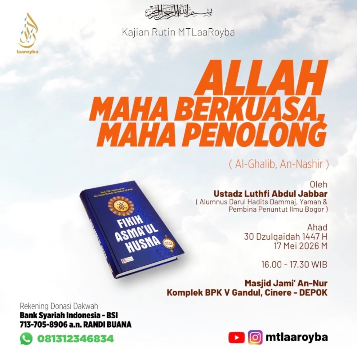 ALLAH MAHA BERKUASA MAHA PENOLONG