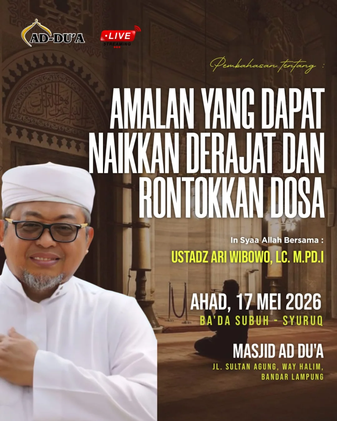 AMALAN YANG DAPAT NAIKKAN DERAJAT DAN RONTOKKAN DOSA