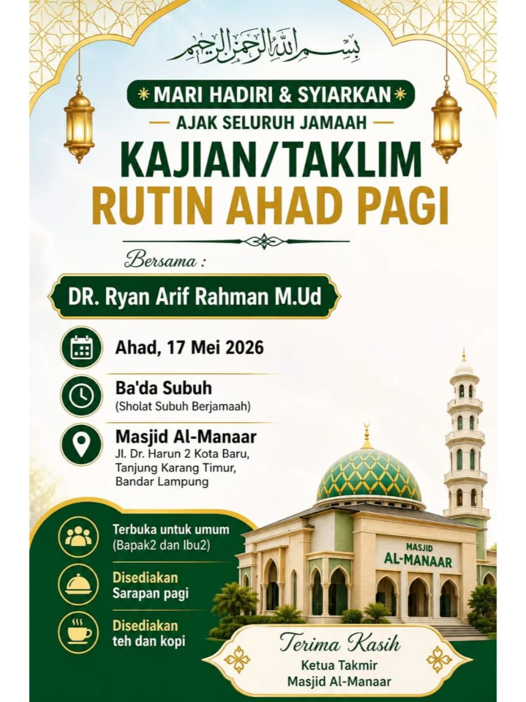 Kajian Taklim Ahad Pagi