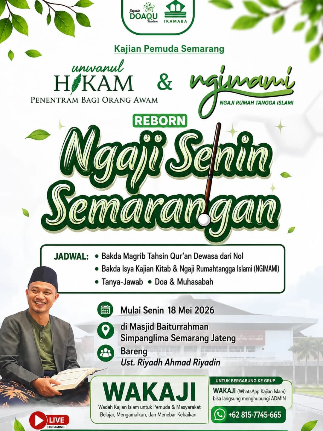 Kajian Kitab & Kajian Rumah Tangga