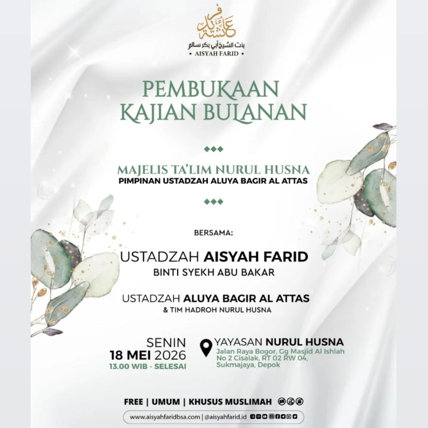 Pembukaan Kajian Bulanan