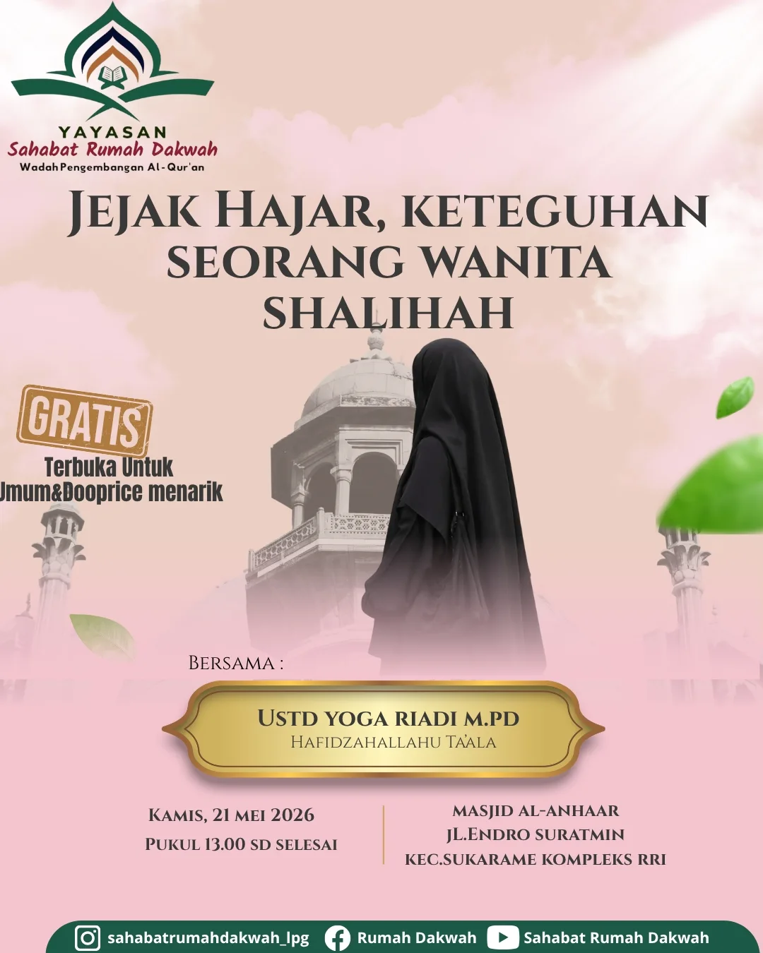 Jejak Hajar, Keteguhan Seorang Wanita Shalihah