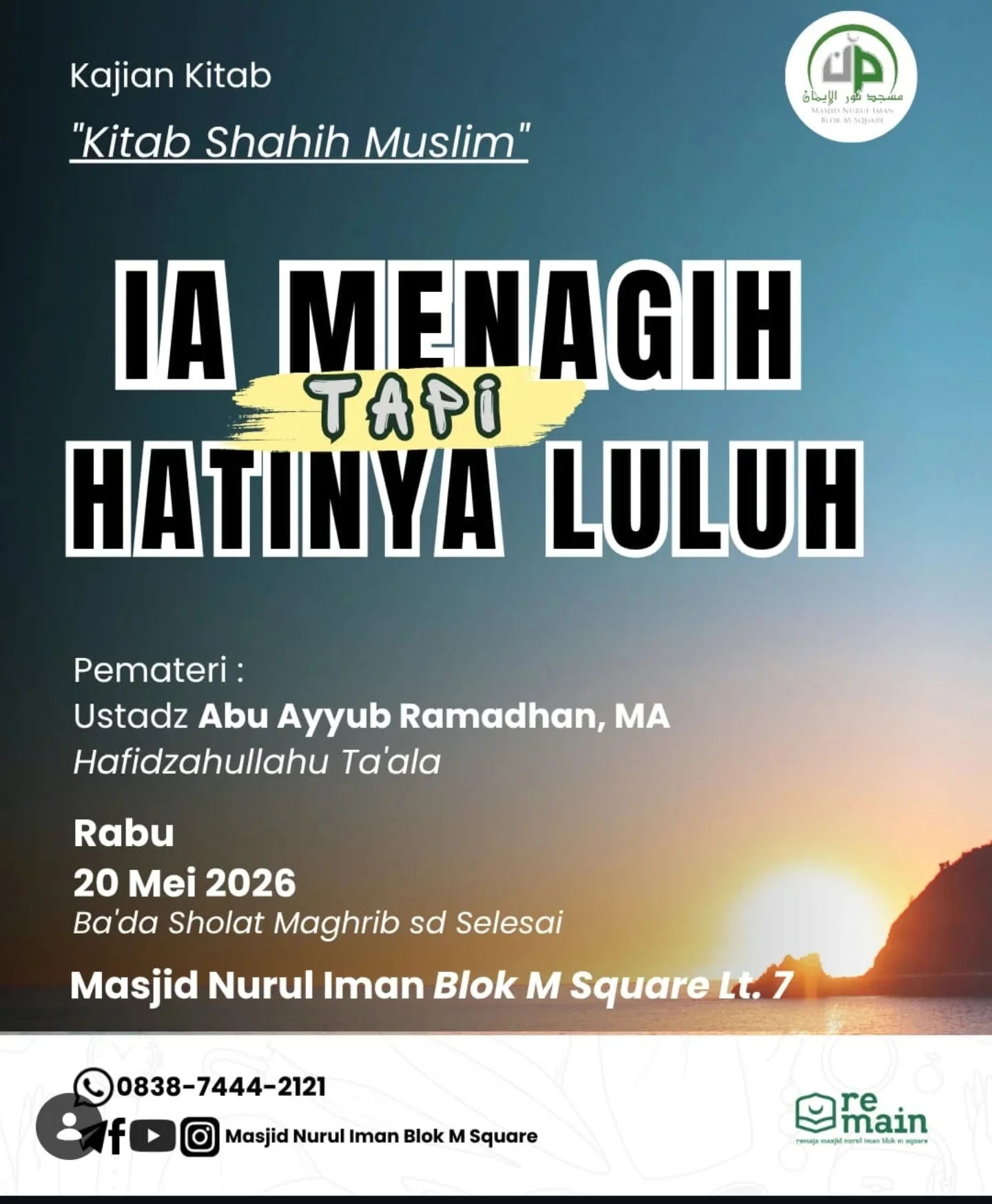 IA MENAGIH TAPI HATINYA LULUH