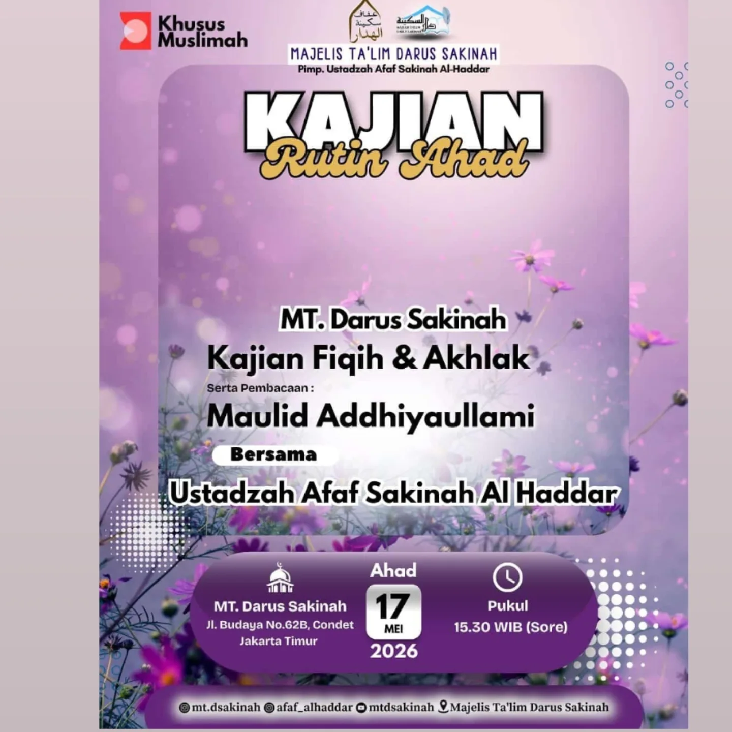 KAJIAN Rutin Ahad
