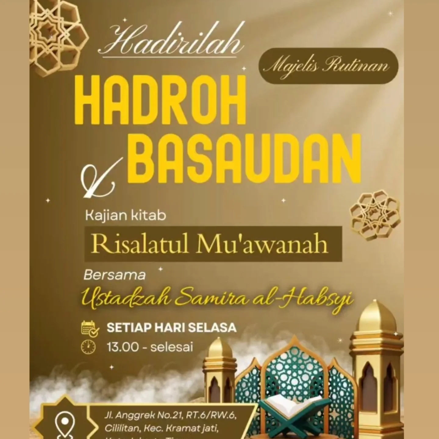 Kajian Kitab Risalatul Mu'awanah