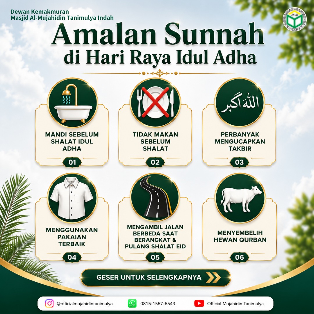 Amalan Sunnah di Hari Raya Idul Adha