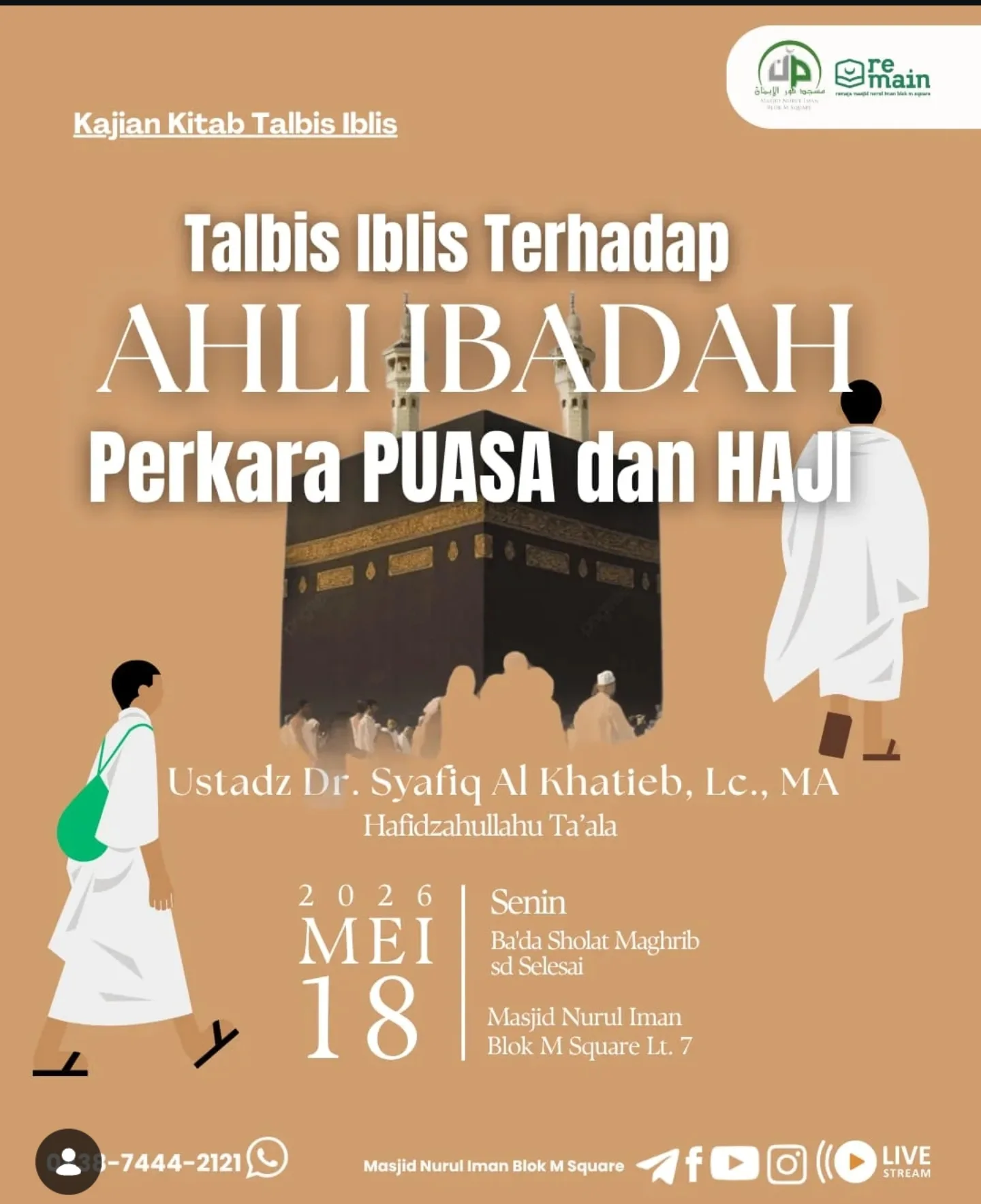 Talbis Iblis Terhadap AHLI IBADAH Perkara PUASA dan HAJI