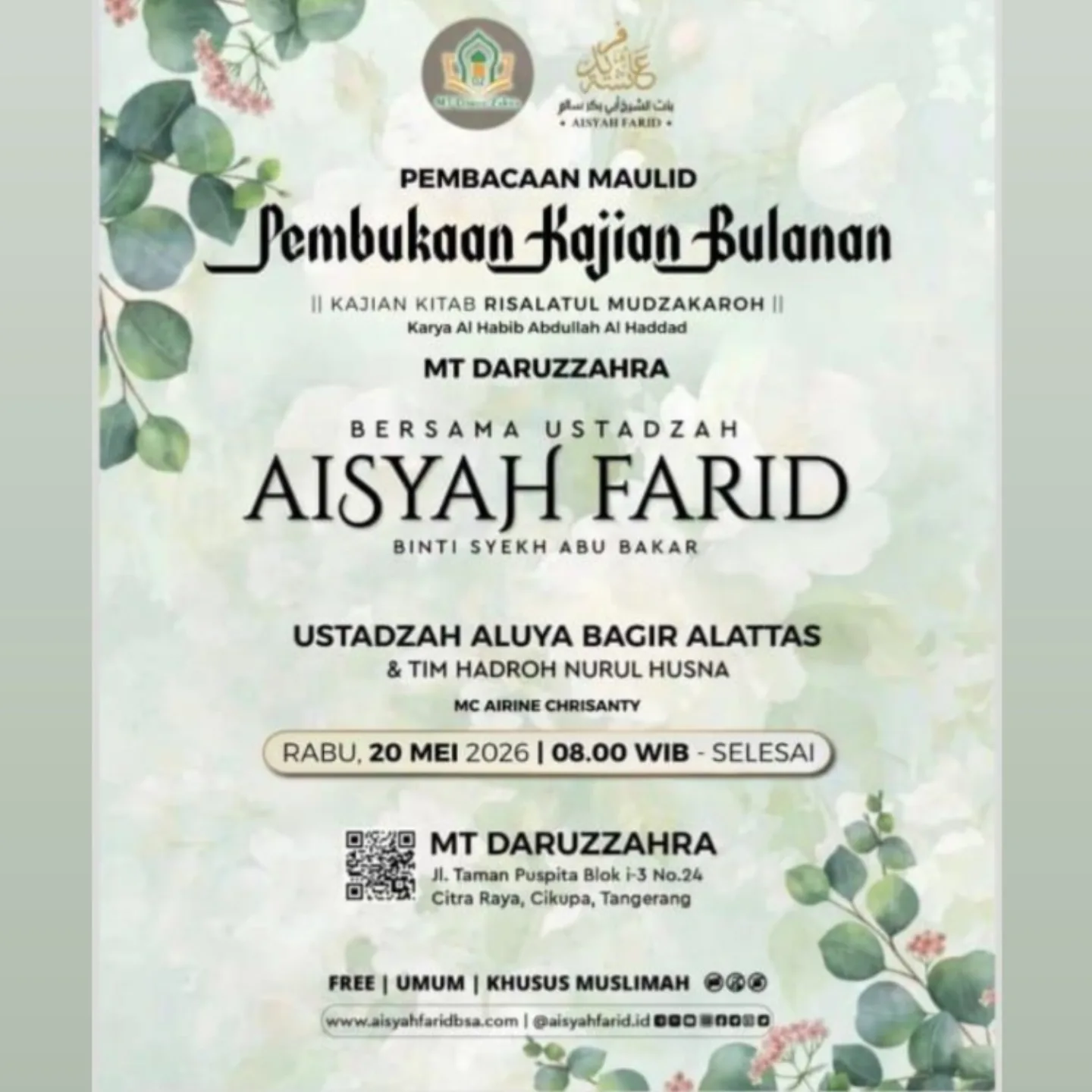Pembacaan Maulid dan Kajian Kitab Risalatul Mudzakaroh