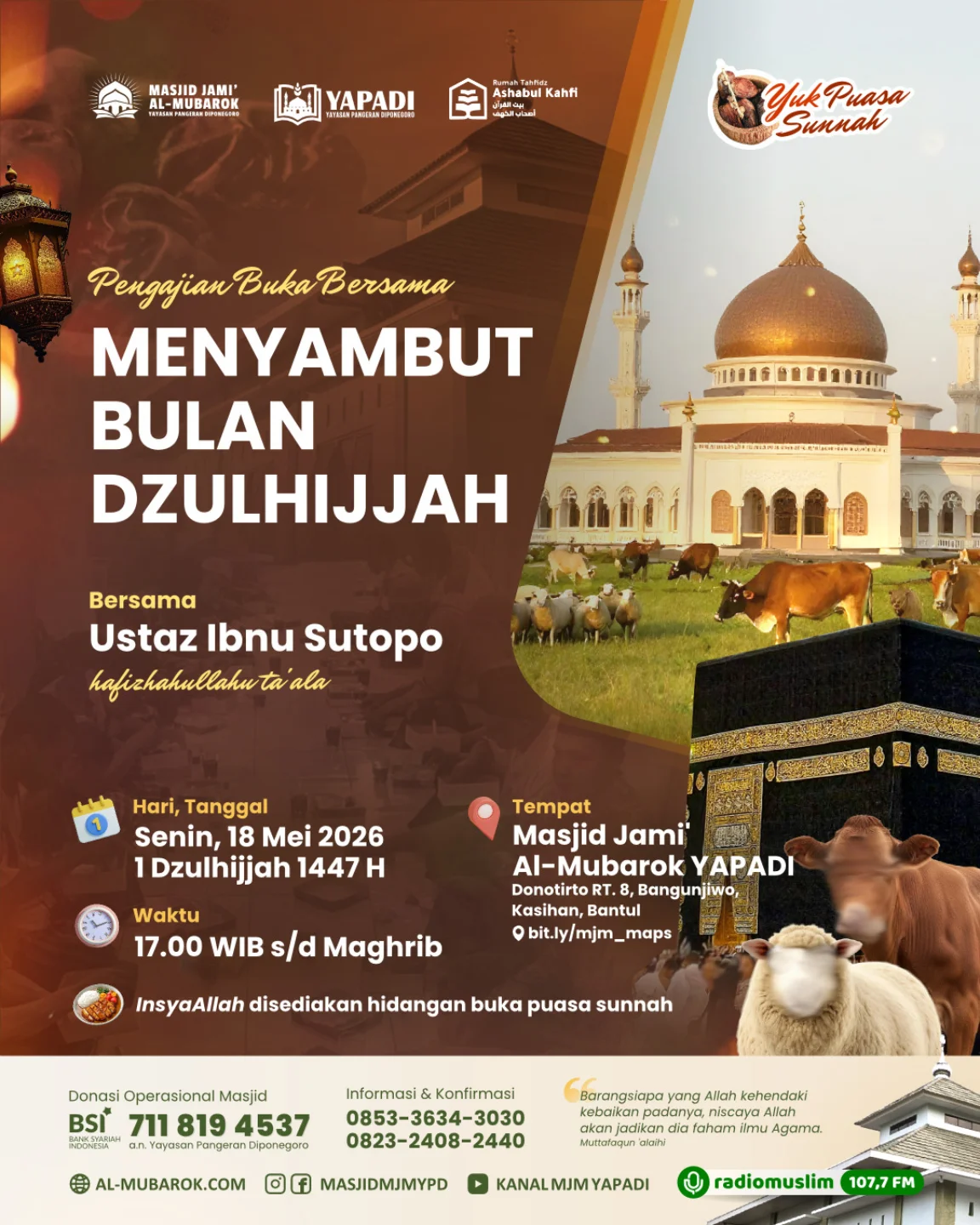 Pengajian Buka Bersama Menyambut Bulan Dzulhijjah
