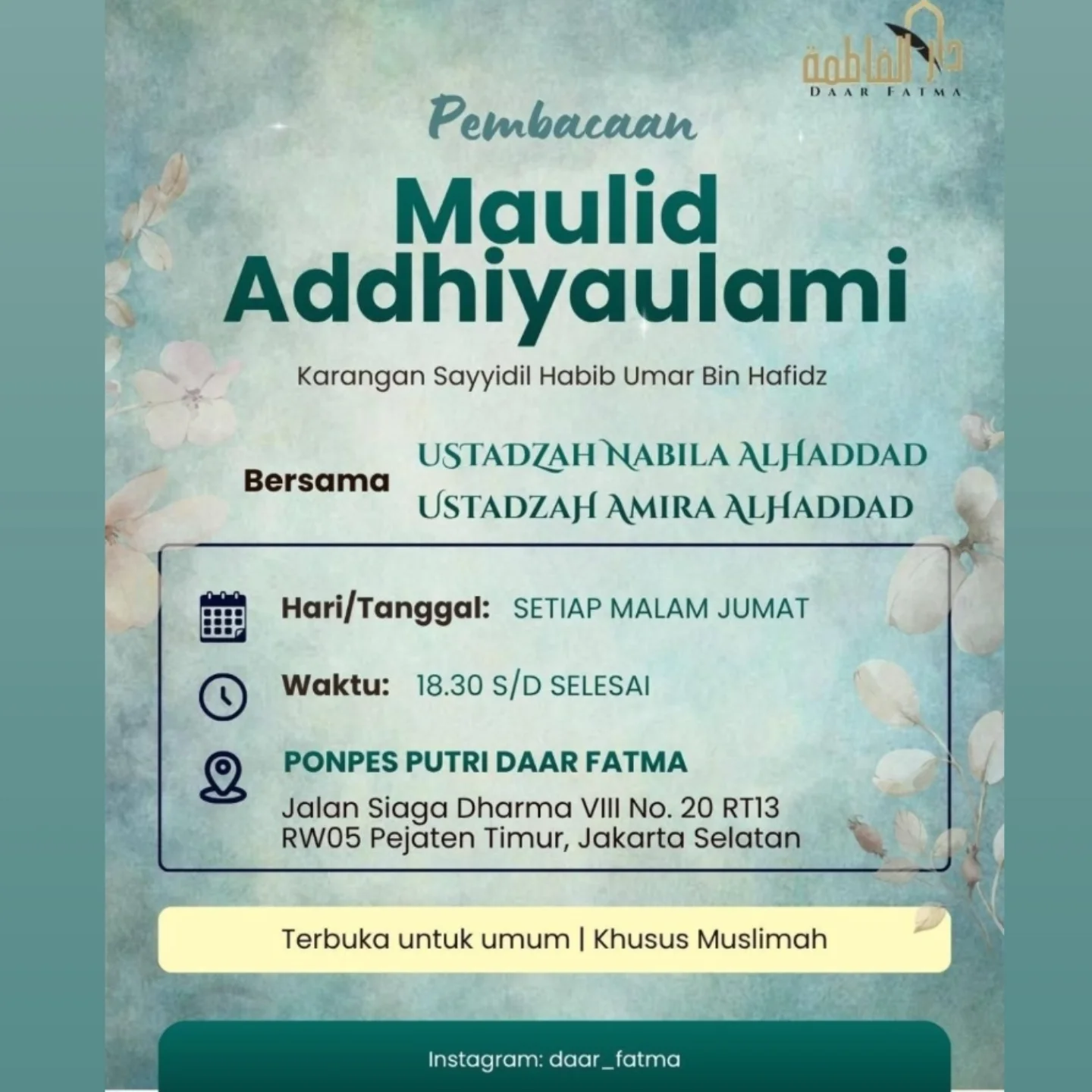 Pembacaan Maulid Addhiyaualami