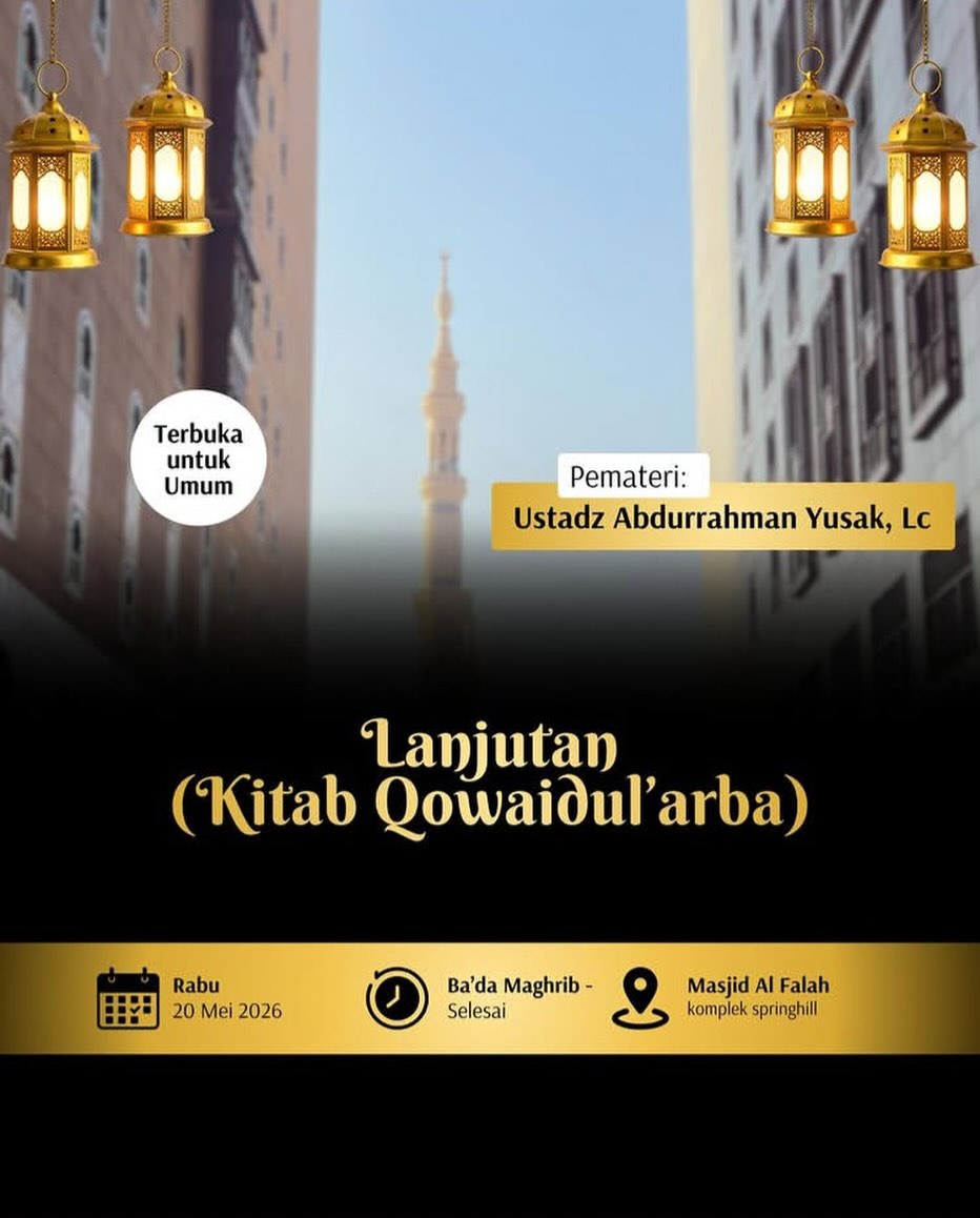 Lanjutan Kitab Qowaidul'arba