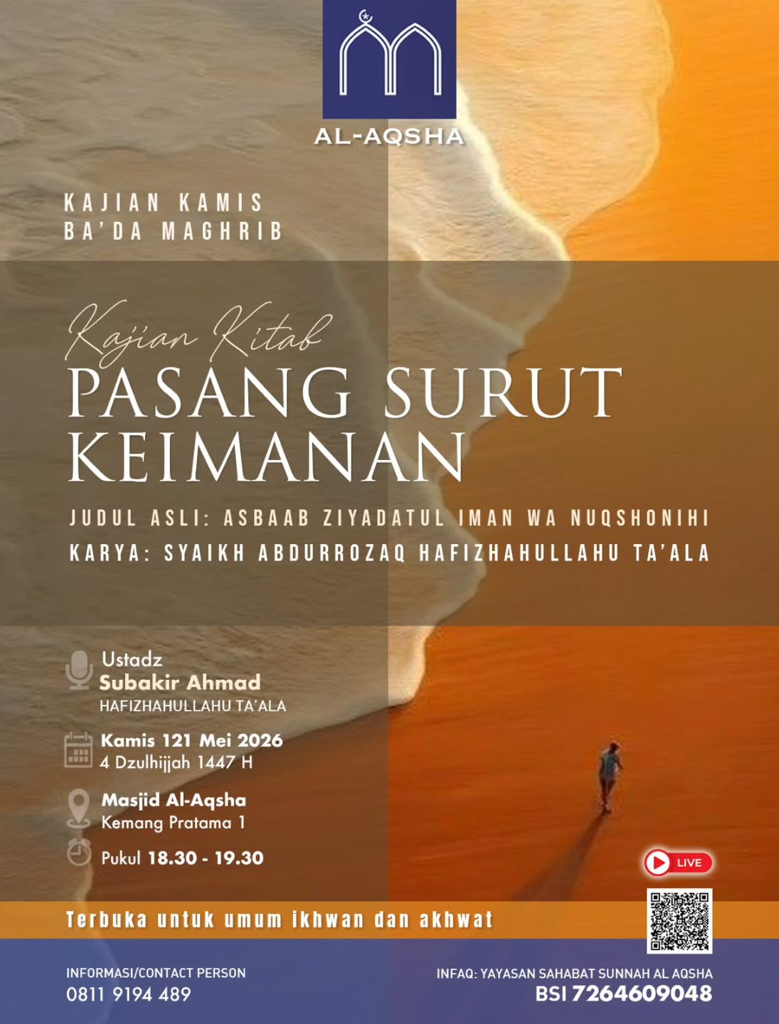 Kajian Kitab Pasang Surut Keimanan