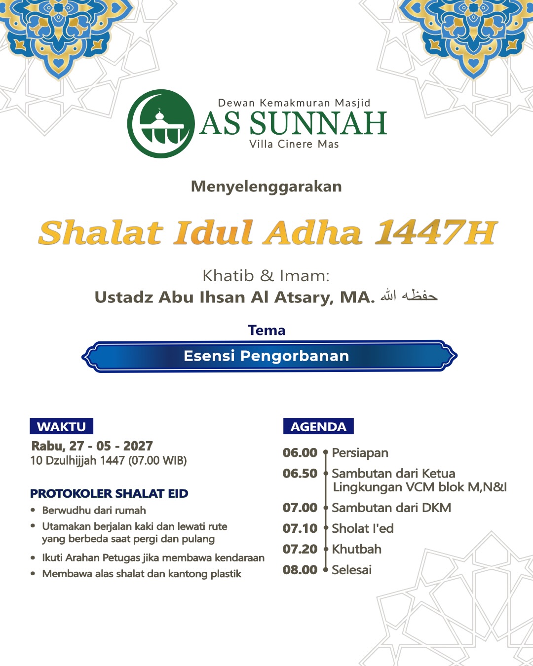 Shalat Idul Adha 1447H