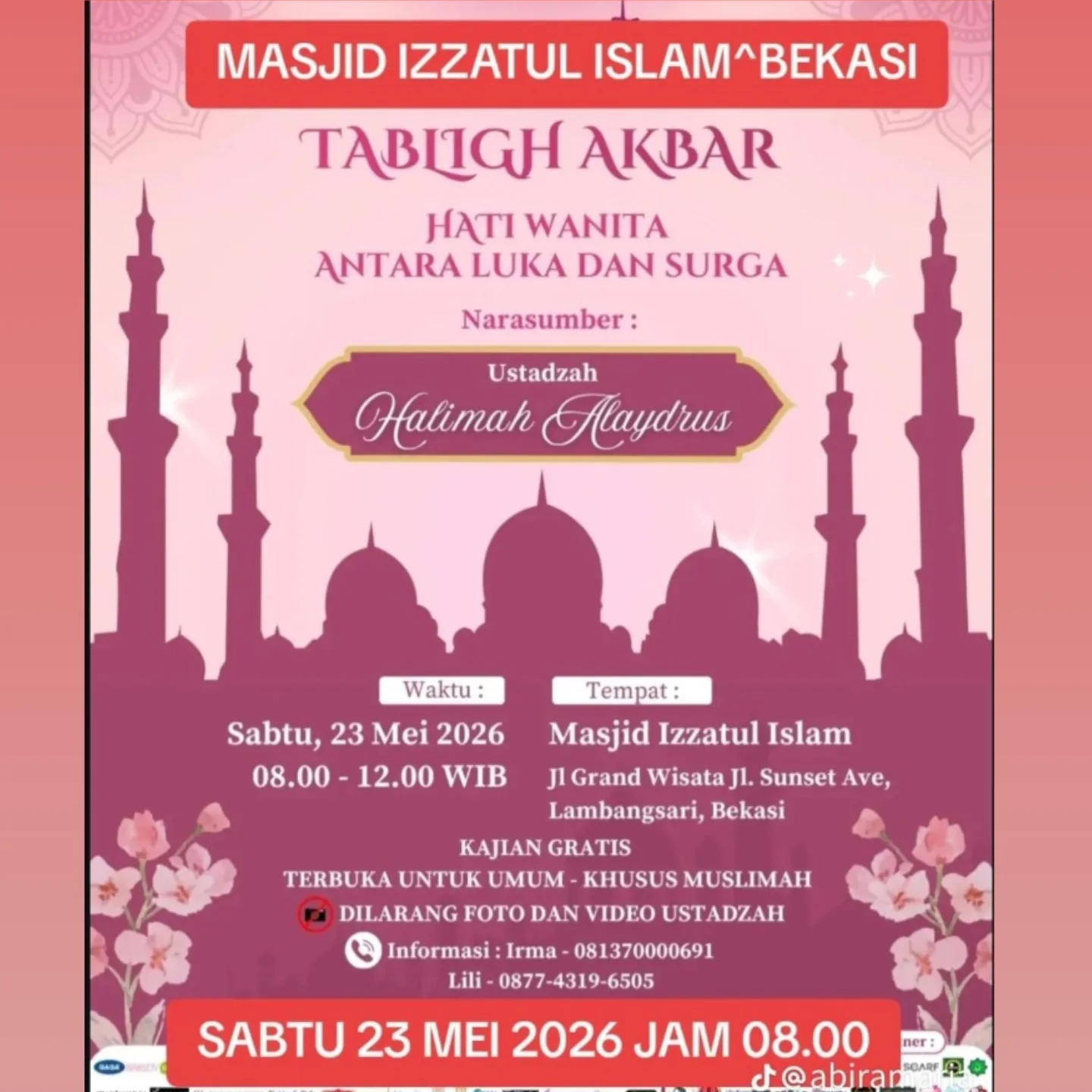 Tabigh Akbar: Hati Wanita Antara Luka Dan Surga