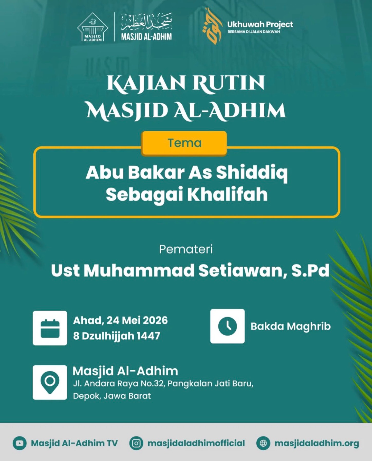 Abu Bakar As Shiddiq Sebagai Khalifah