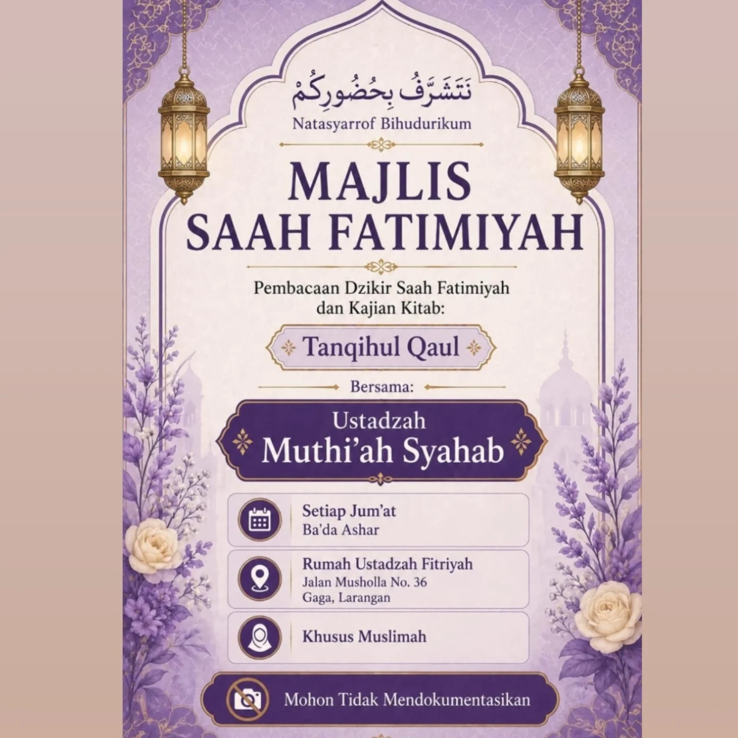 MAJLIS SAAH FATIMIYAH