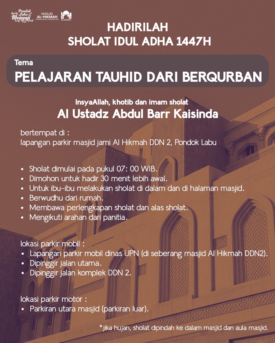 Pelajaran Tauhid Dari Berqurban