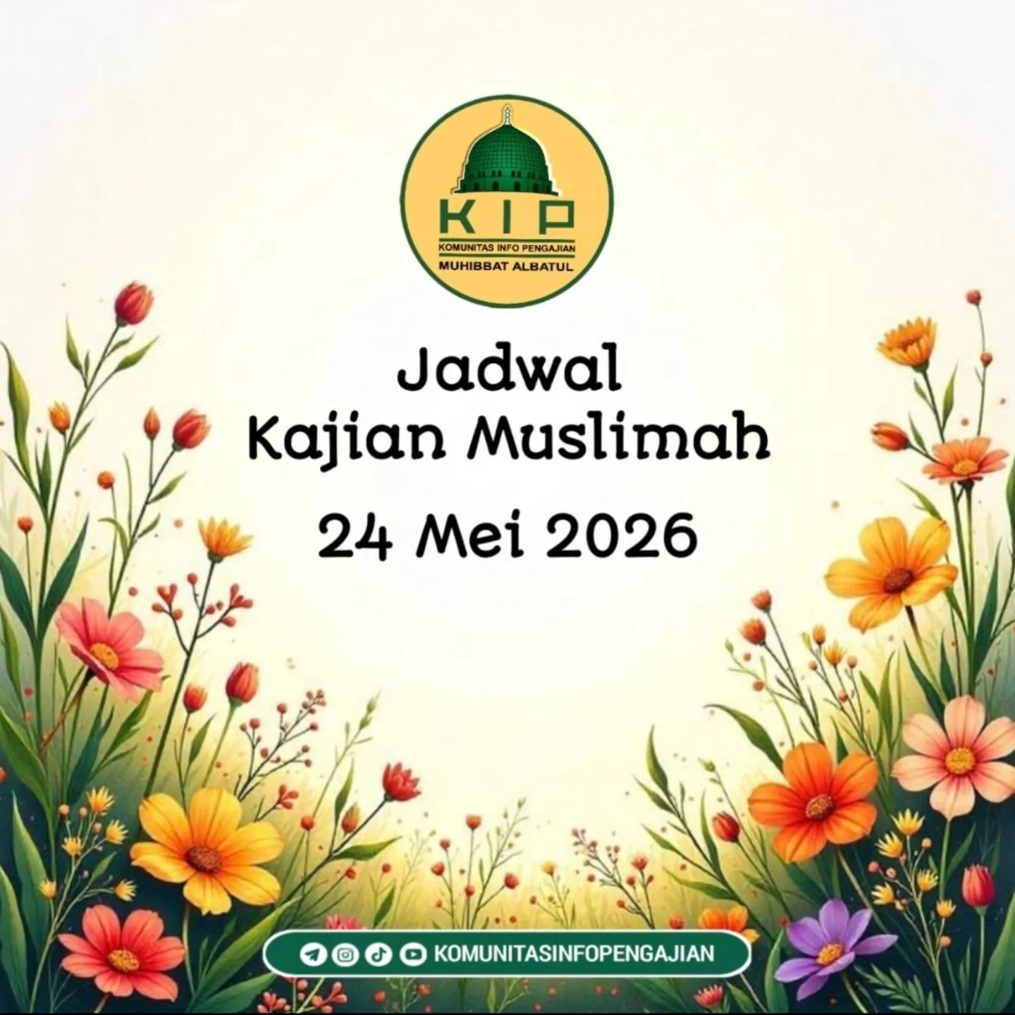 Jadwal Kajian Muslimah