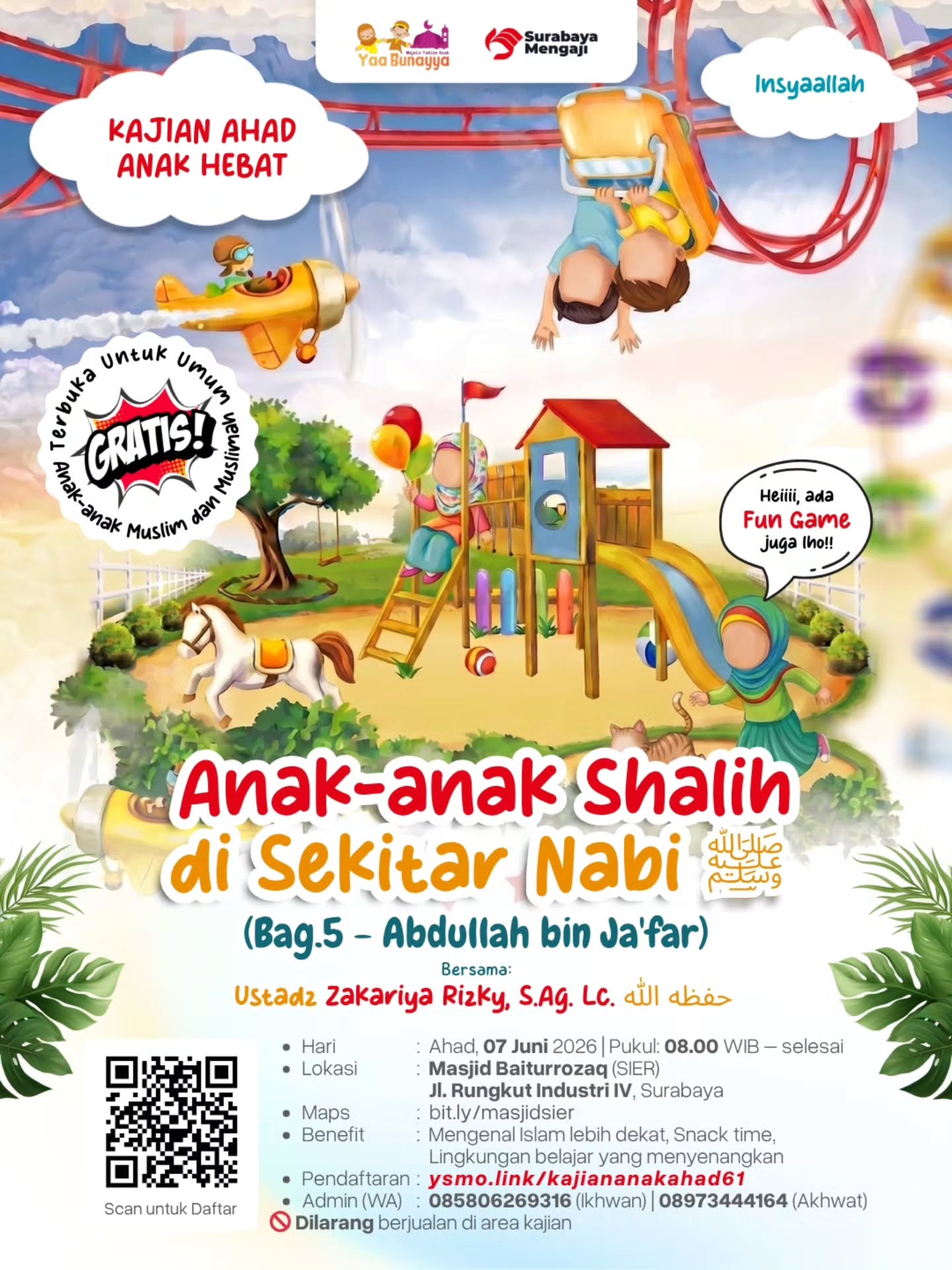 Anak-anak Shalih di Sekitar Nabi (Bag.5 - Abdullah bin Ja'far)