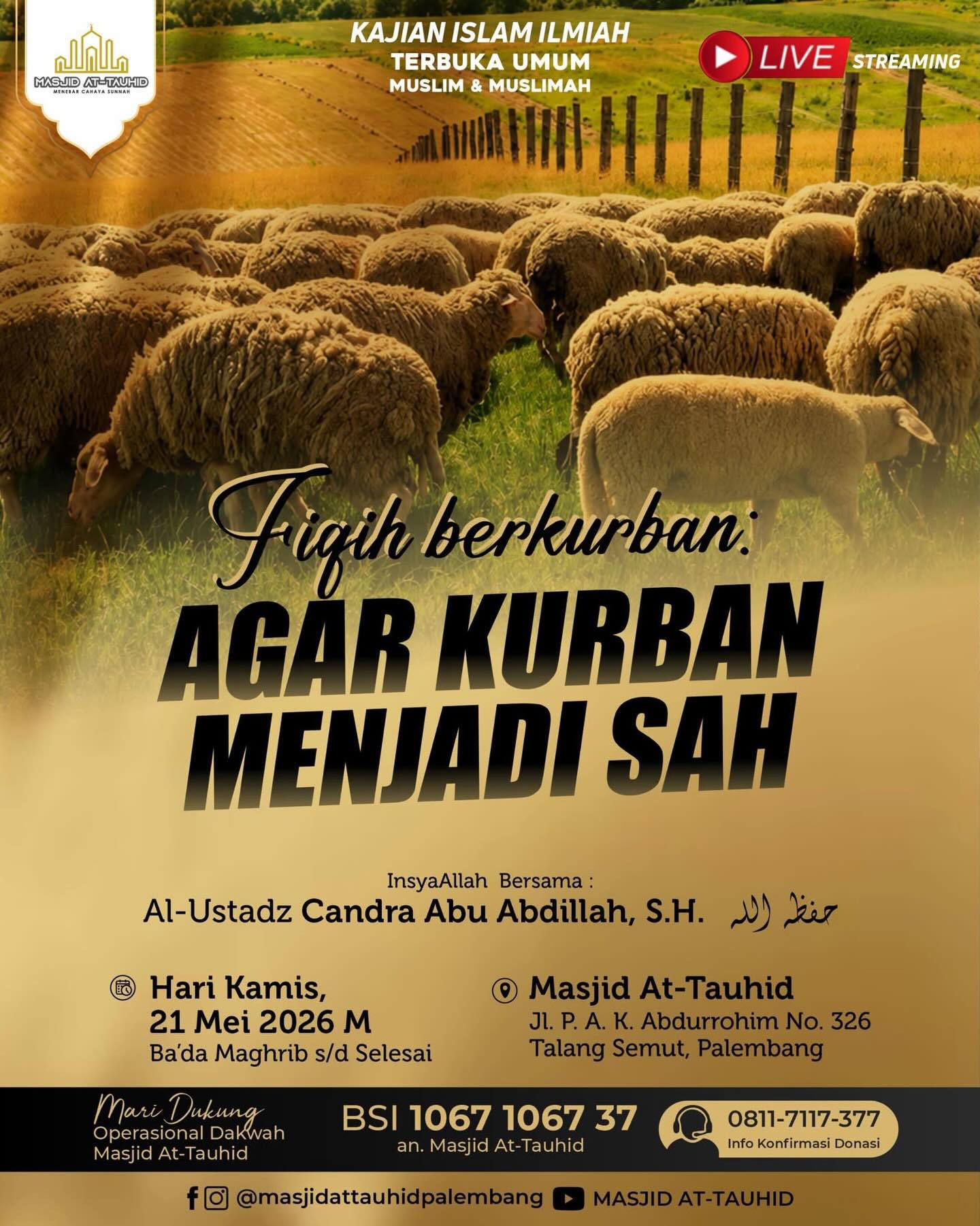 Fiqih Berkorban: Agar Kurban Menjadi Sah