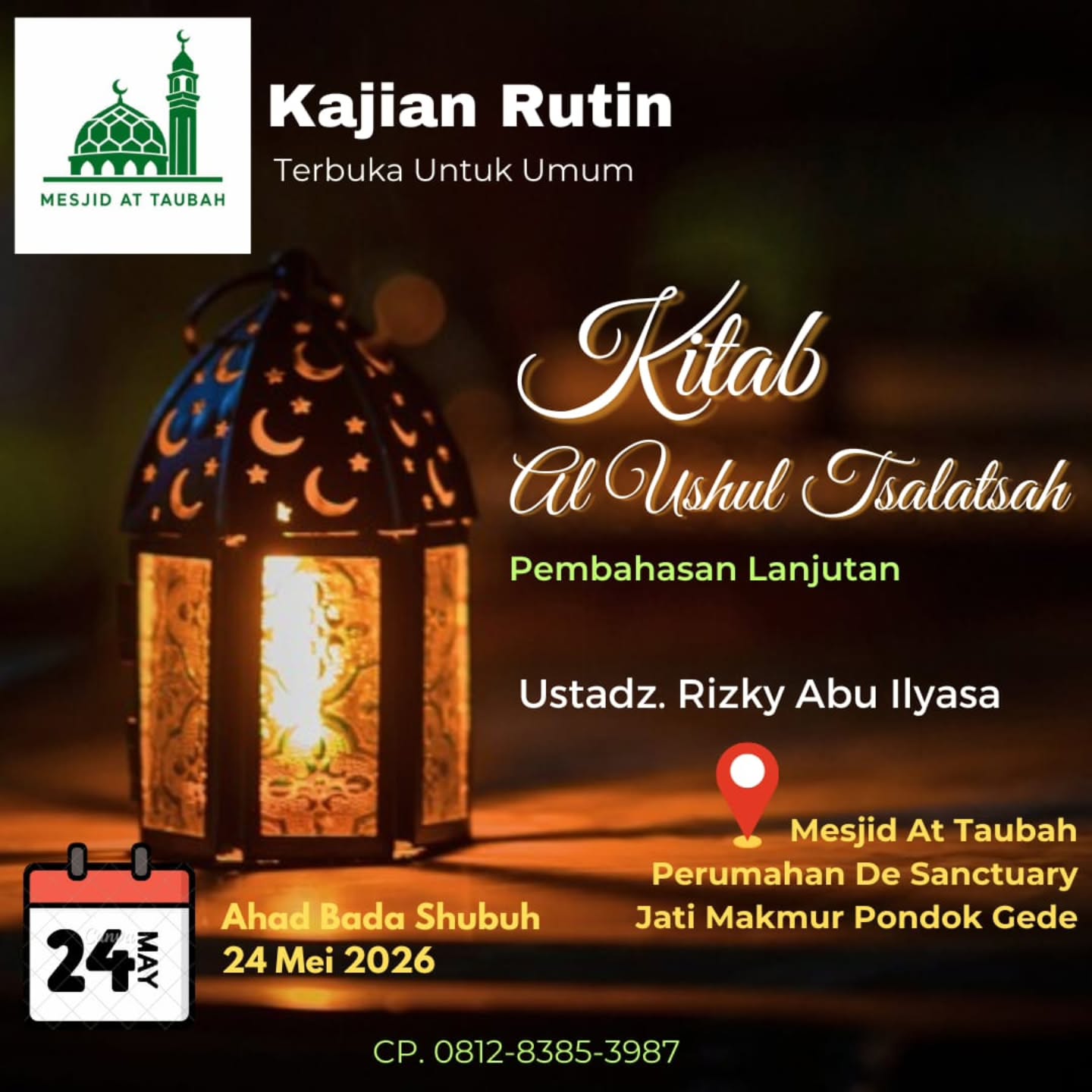 Kajian Rutin Terbuka Untuk Umum