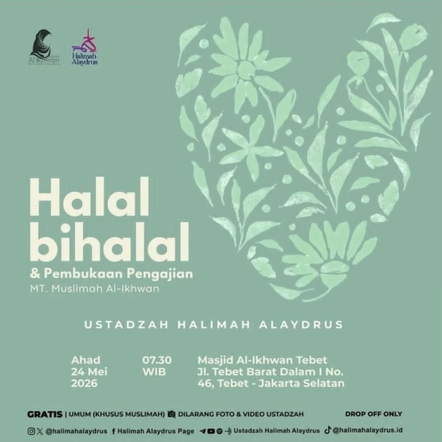 Halal bihalal & Pembukaan Pengajian